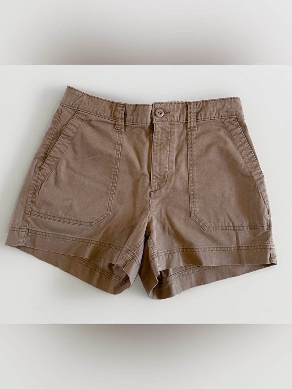 Old Navy High-Rise OG Chino Shorts Bundle | Size Medium | Brown & Olive - Picture 2 of 9